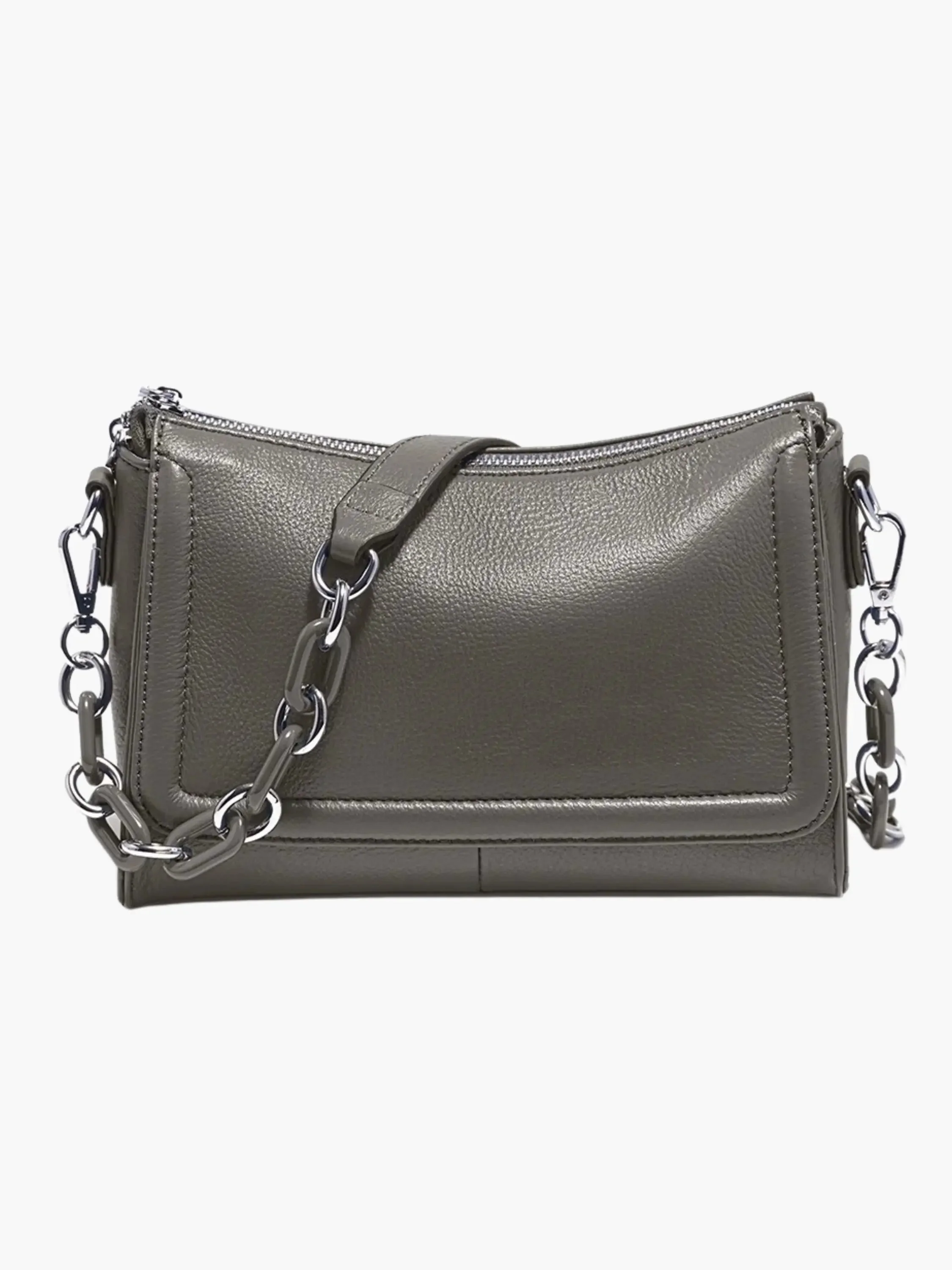 Ada | Stilvolle weiße Leder-Schultertasche - Image 8