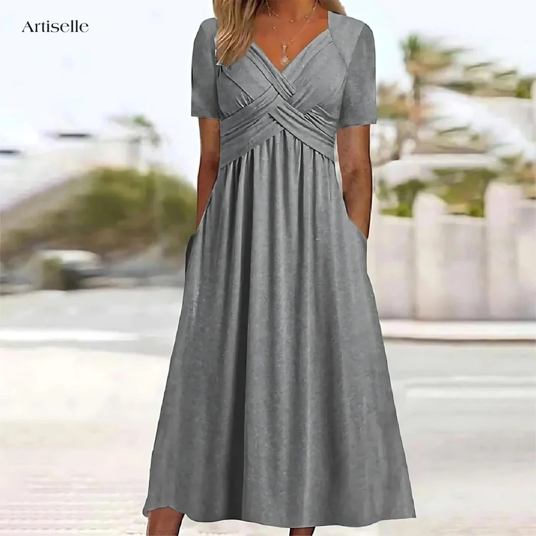 Alena - Elegantes Kleid mit Bauchbedeckung - Image 3