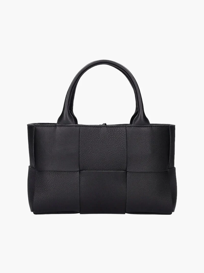 Alicia | Gewebte Lederhandtasche mit modernem Design