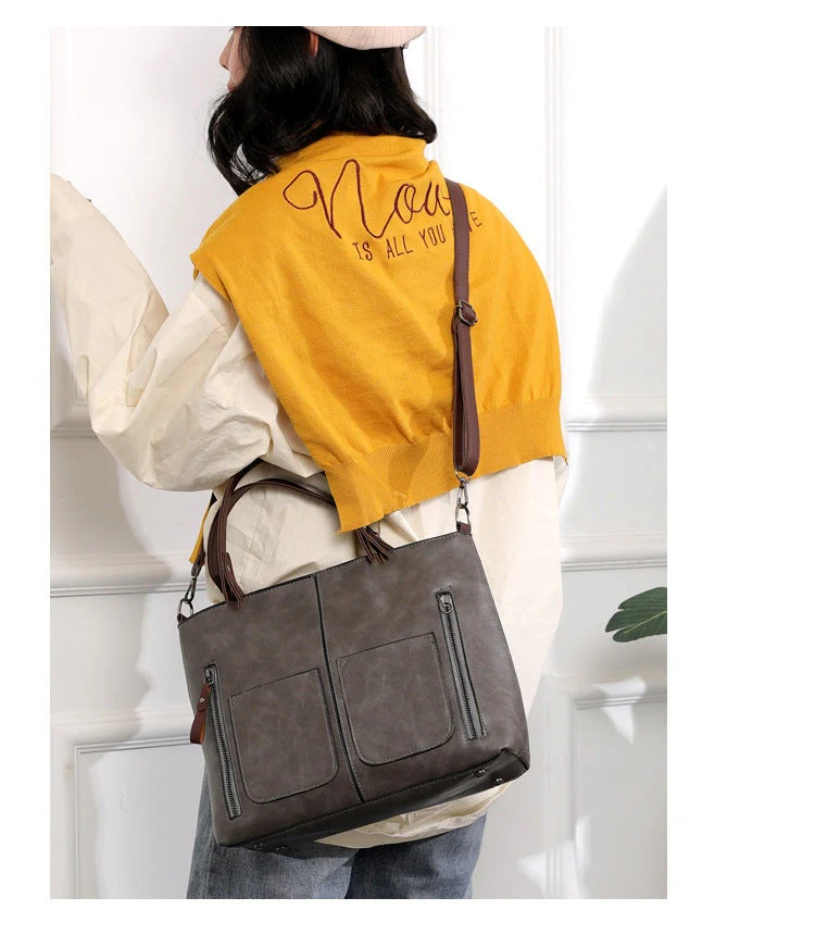 Amanda™ Elegante Damenhandtasche aus PU-Leder - Image 2