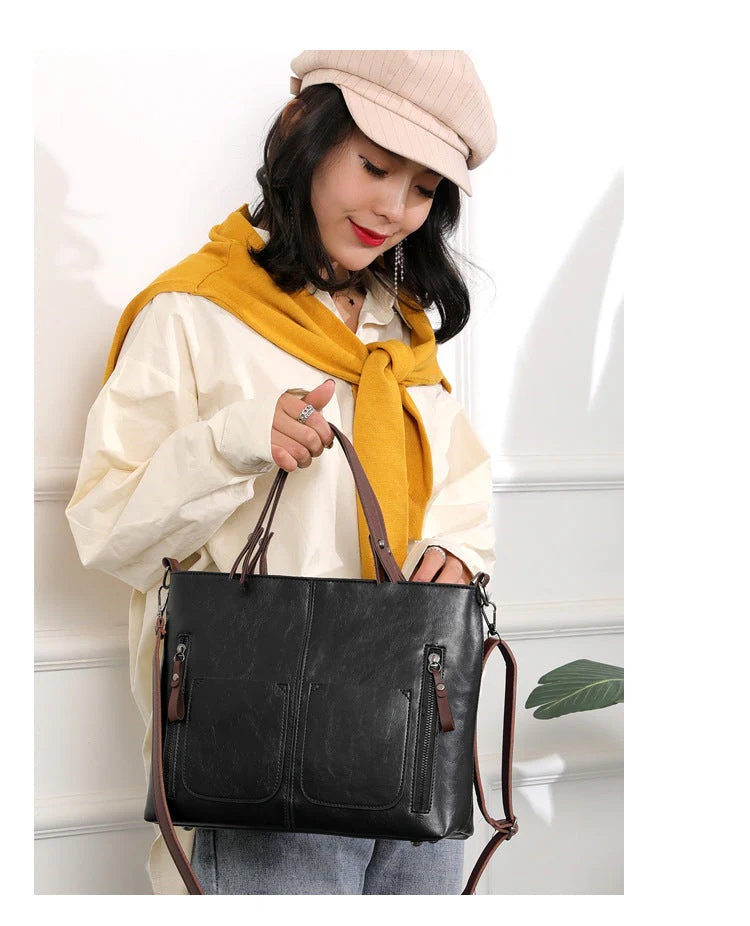 Amanda™ Elegante Damenhandtasche aus PU-Leder - Image 3