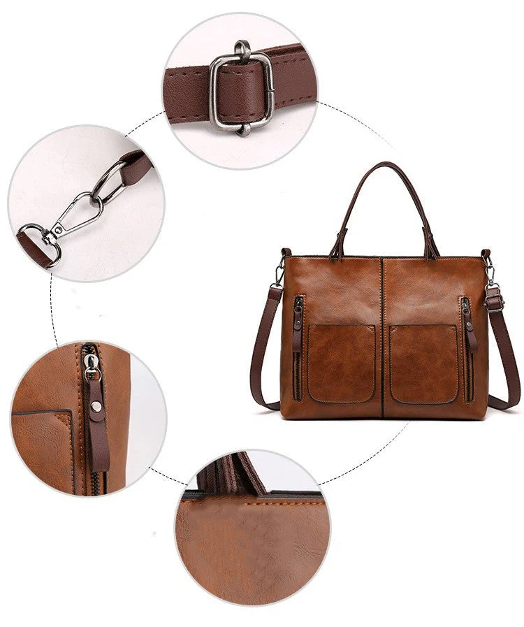 Amanda™ Elegante Damenhandtasche aus PU-Leder - Image 6