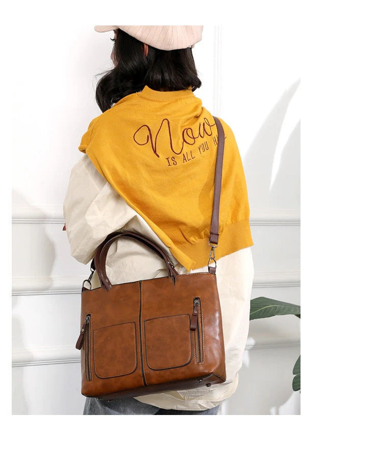 Amanda™ Elegante Damenhandtasche aus PU-Leder - Image 7