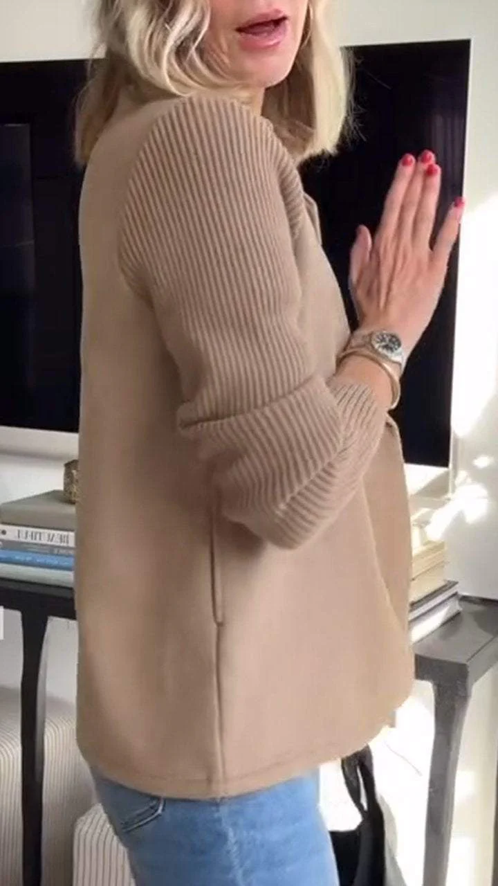 Amelia™ | Schicker Blazer mit Strickärmeln - Image 3