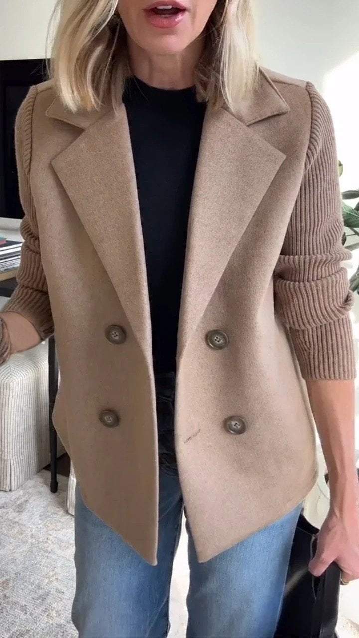 Amelia™ | Schicker Blazer mit Strickärmeln - Image 4