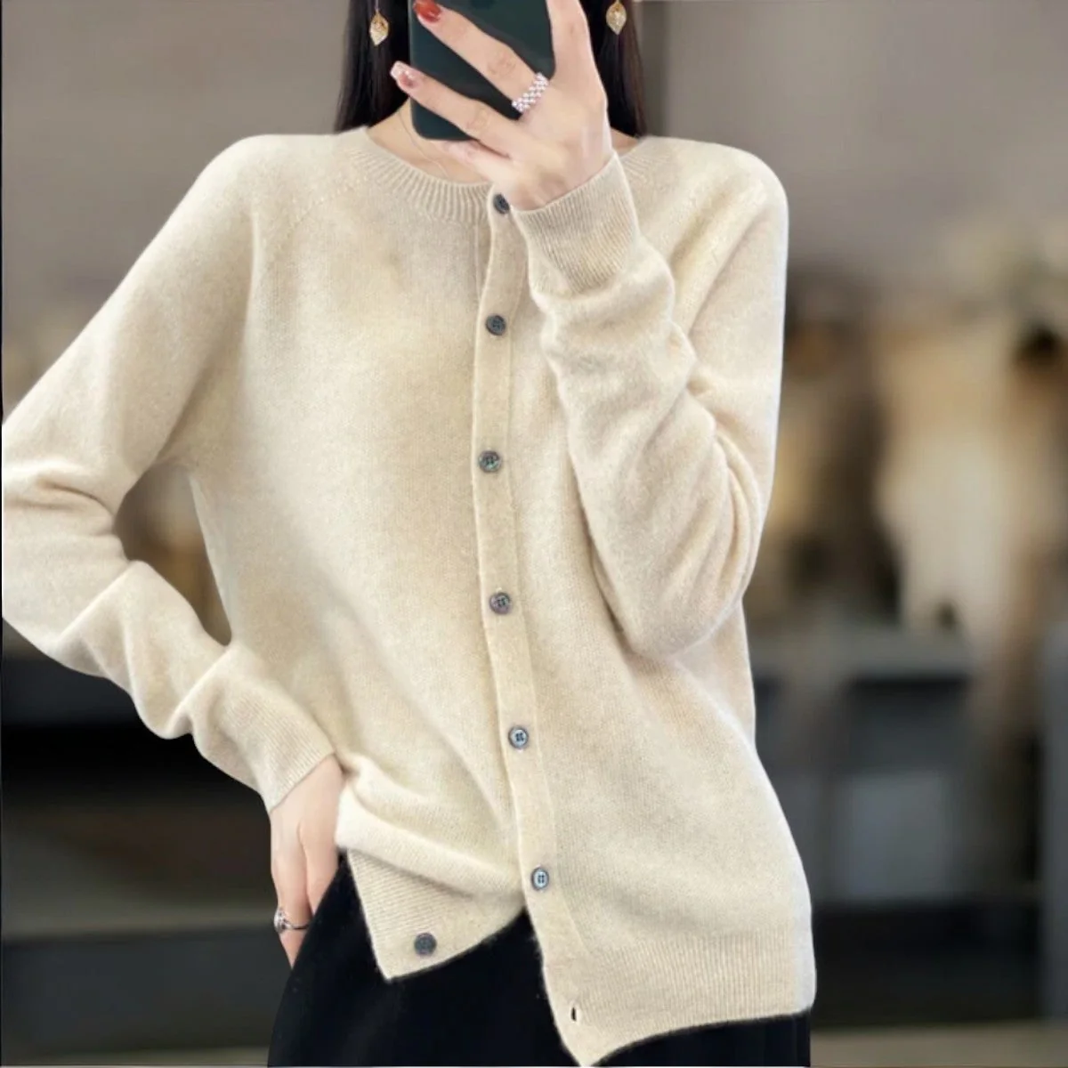 Anna | Merinowolle Cardigans - Image 9