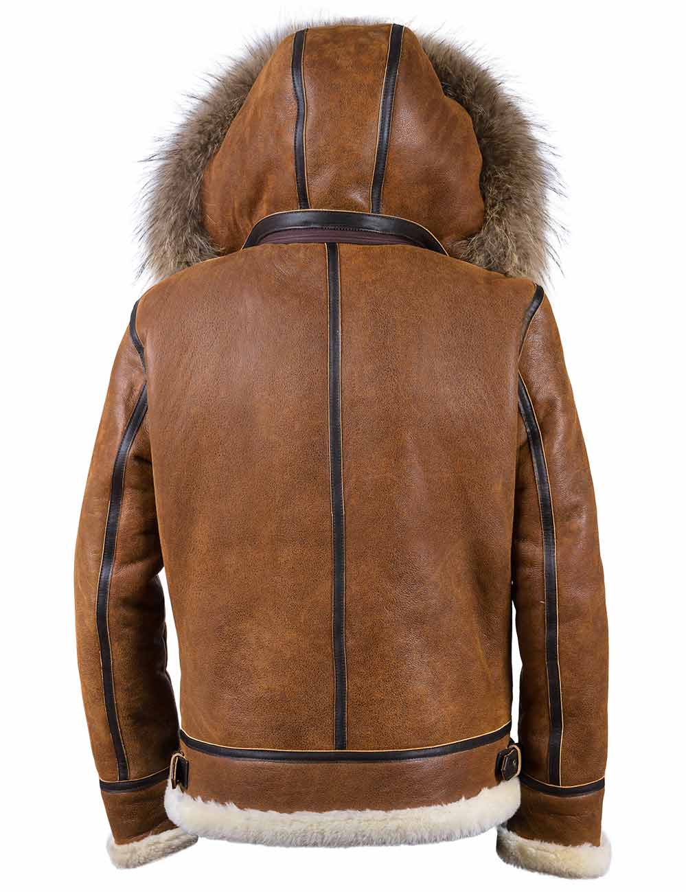 Aron™ | Bomberjacke mit Kapuze aus Kunstfell - Image 4
