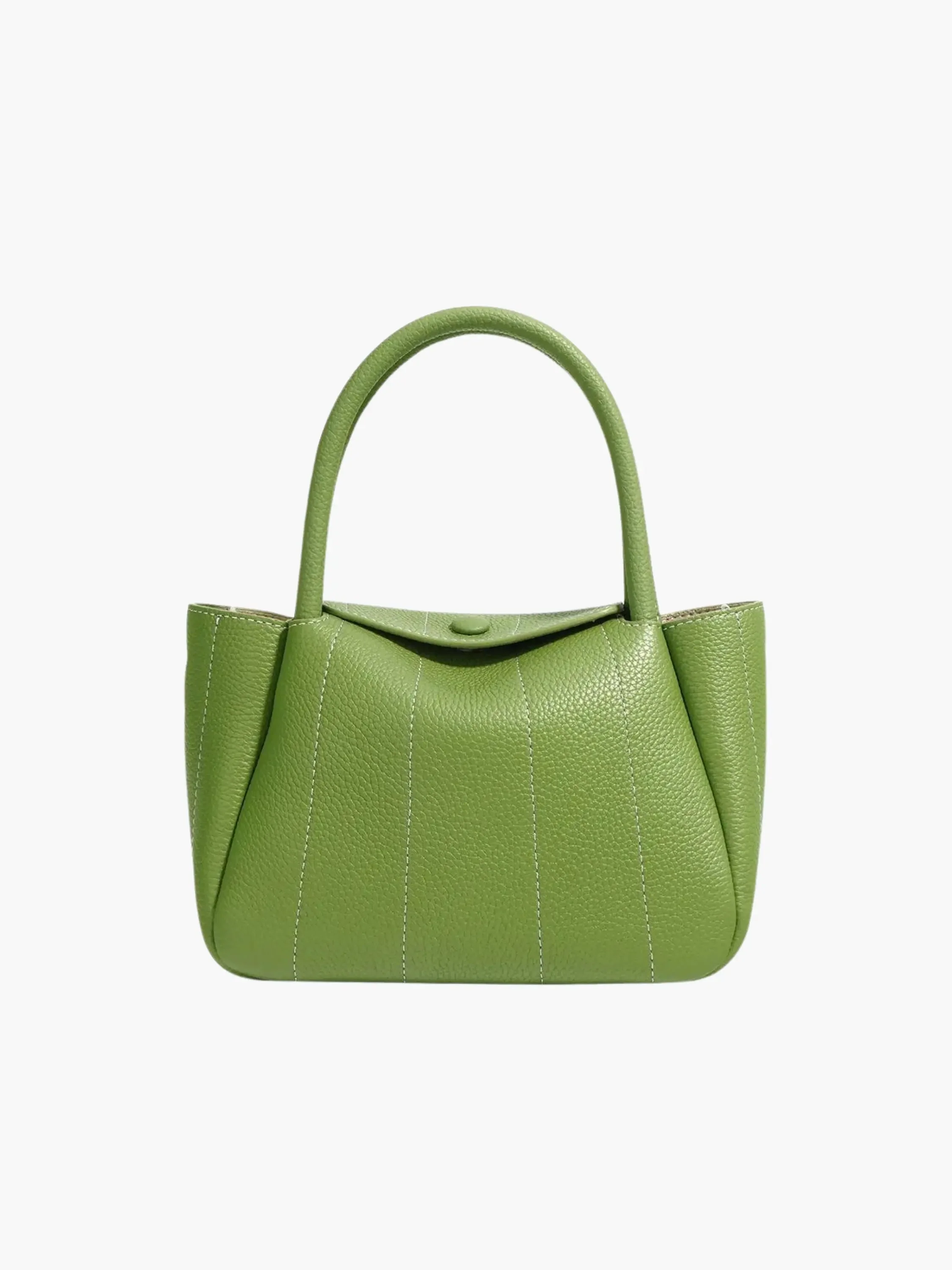 Beatrix | Stilvolle grüne Leder Tasche mit minimalistischem Design
