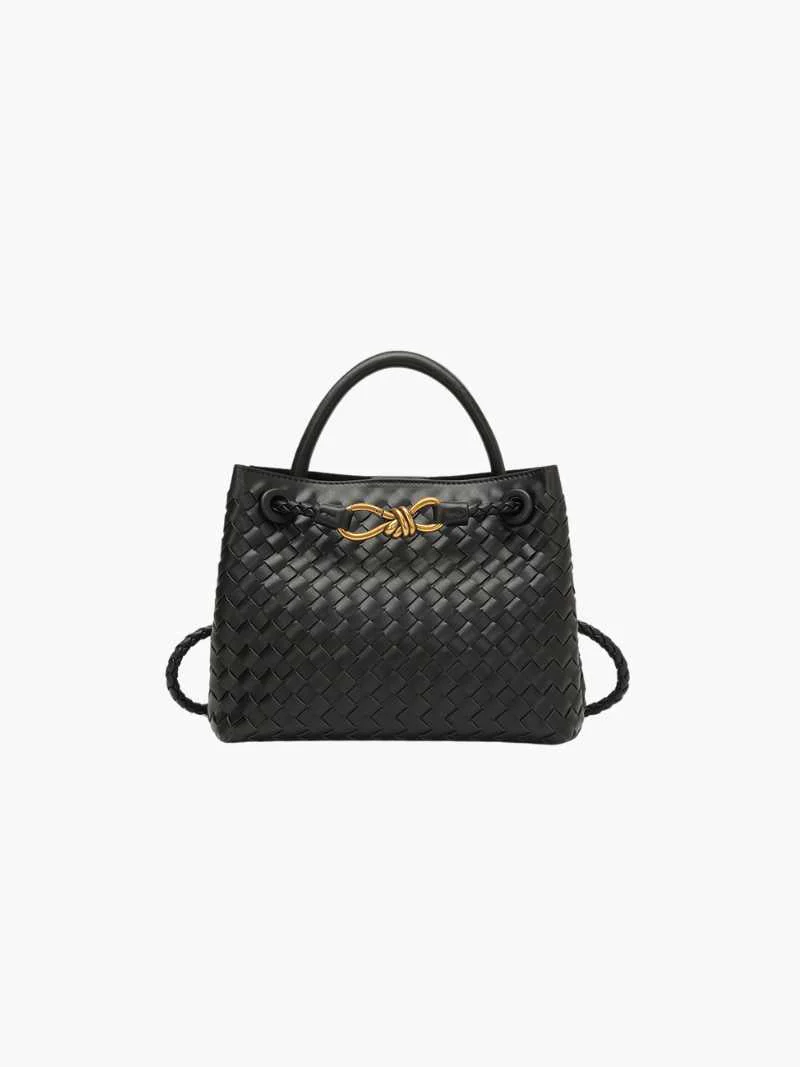 Carlee | Geflochtene Mini-Tasche mit Eleganten Akzent