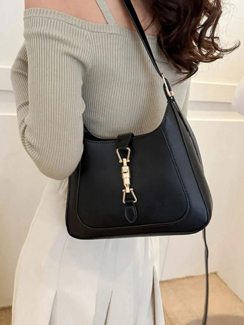 Dellina | Elegante Schultertasche aus Kunstleder - Image 5