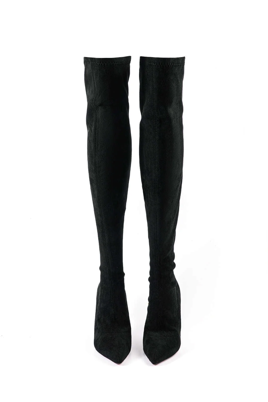 Elegante Overknee-Stiefel aus Wildleder – Stilvoll & Weiblich - Image 2