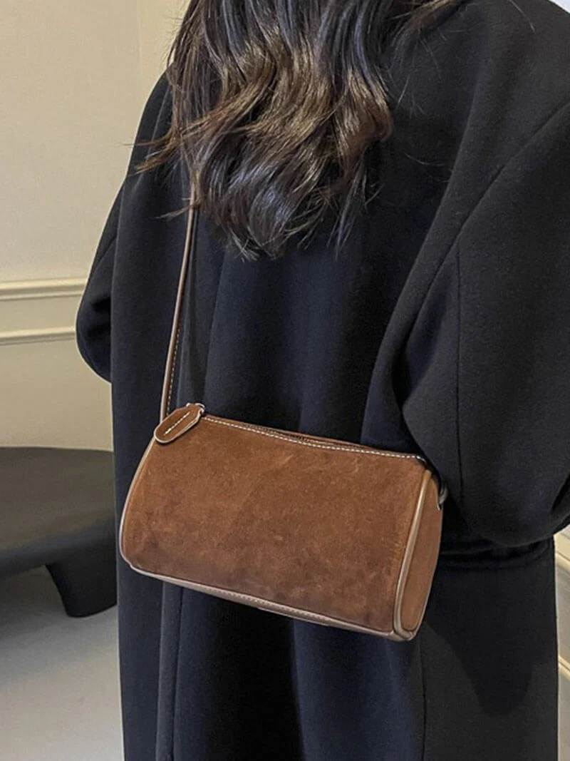Emily | Elegante Schultertasche aus Wildleder - Image 4