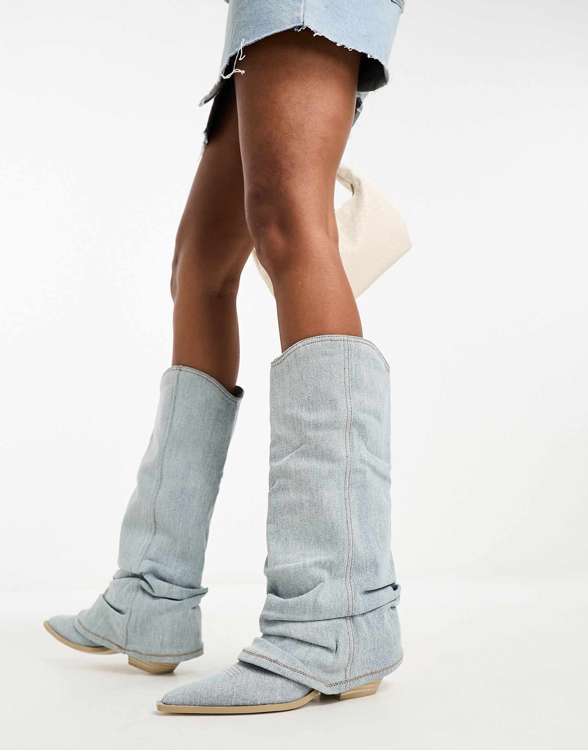 Emily | Lässige Denim-Stiefel – Trendy Streetstyle-Look - Image 2