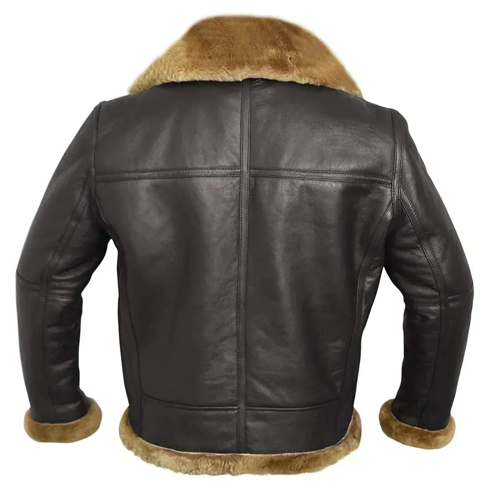 Fletcher™ | Premium Lammfell-Lederjacke - Image 6