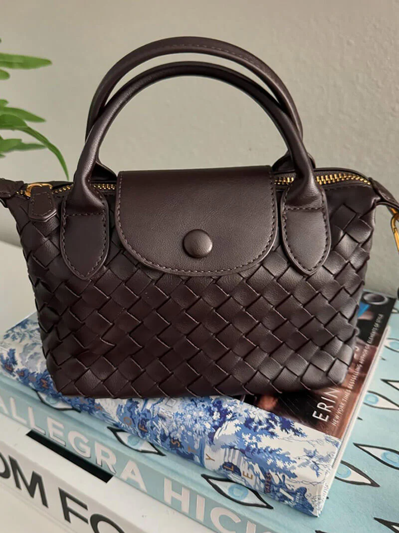 Gemma | Geflochtene Mini-Tasche aus Kunstleder - Image 3