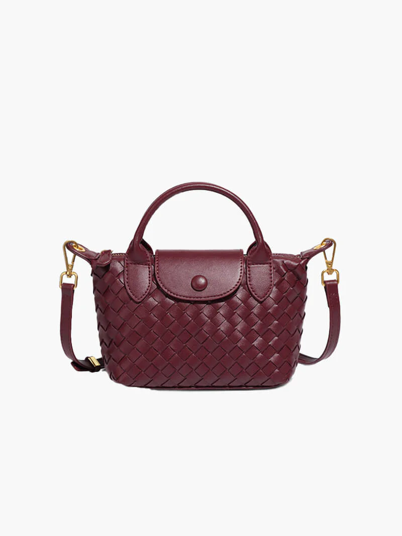Gemma | Geflochtene Mini-Tasche aus Kunstleder - Image 6