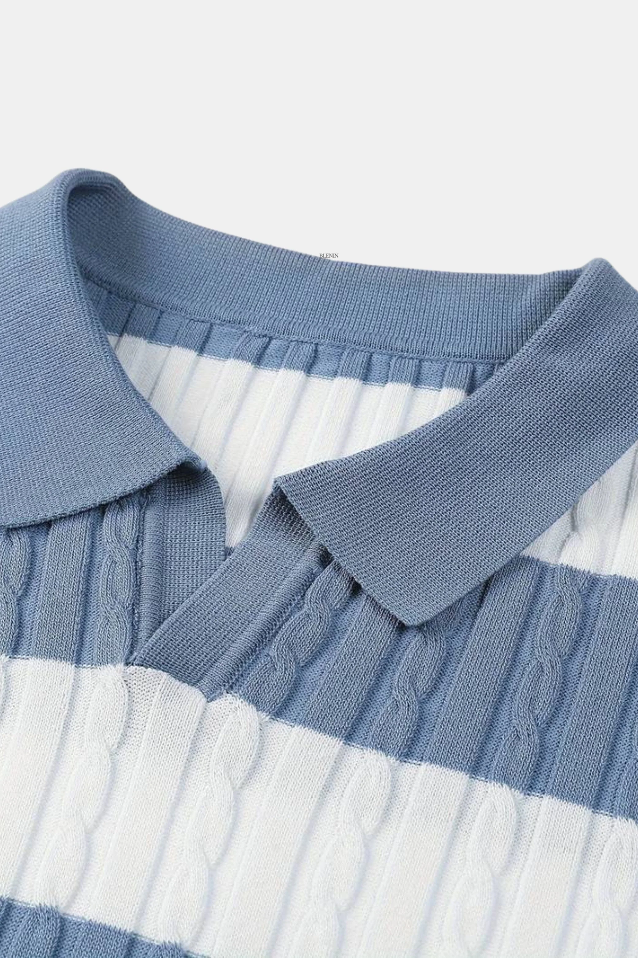 Gestreiftes Herrenpoloshirt mit kurzen Ärmeln – Sportlich & Elegant - Image 3
