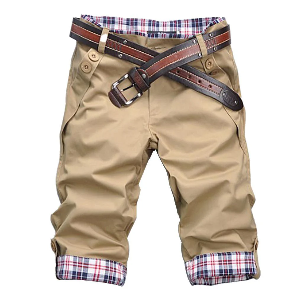 Heidi – Hochwertige Shorts mit Gürtel und Karomuster - Image 14