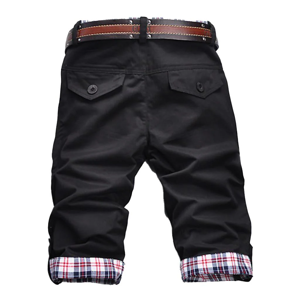 Heidi – Hochwertige Shorts mit Gürtel und Karomuster - Image 8