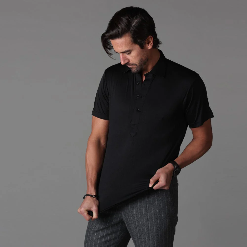 Jack | Schöne Leistungen Stretch Slim Fit Kurzarm Poloshirt - Image 7