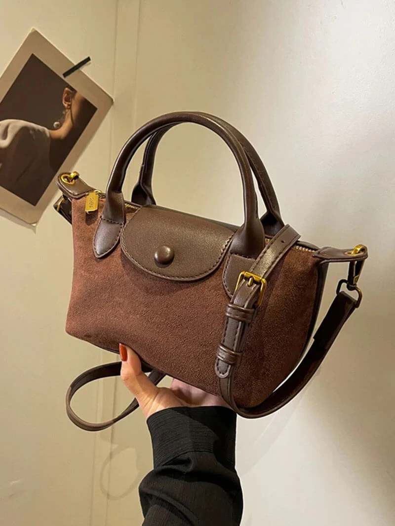 Jaque | Stilvolle Mini-Tasche aus Wildleder - Image 6