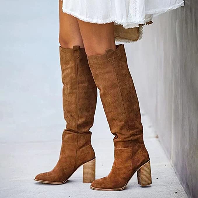 Julia | Trendige Damenstiefel mit Blockabsatz - Image 13