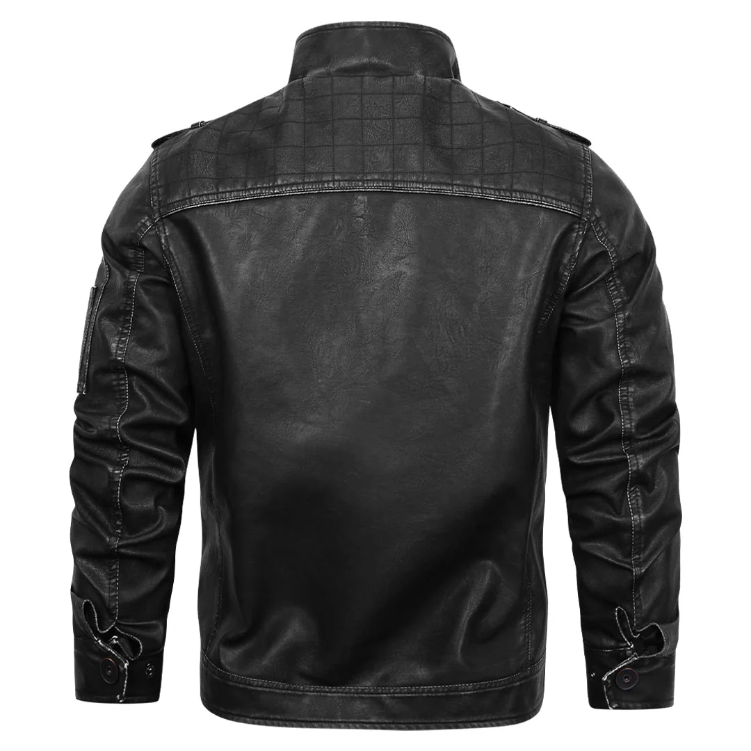 Leder Engine Jacke - Image 3