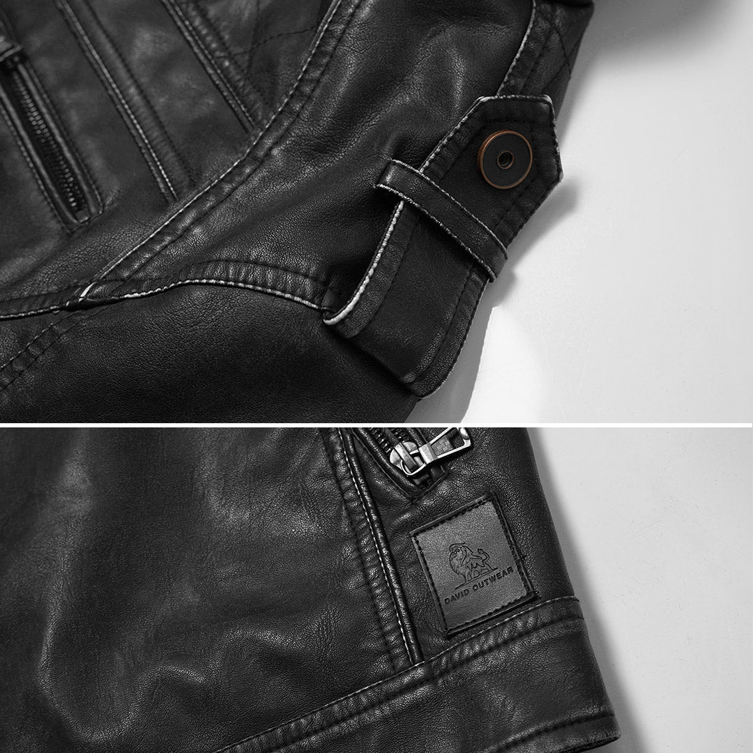 Leder Engine Jacke - Image 4