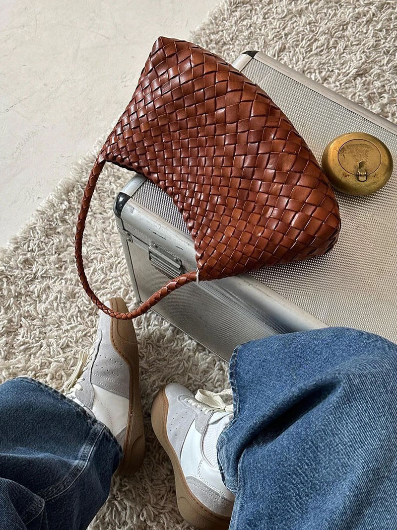 Liese | Schultertasche mit geflochtenem Design - Image 4