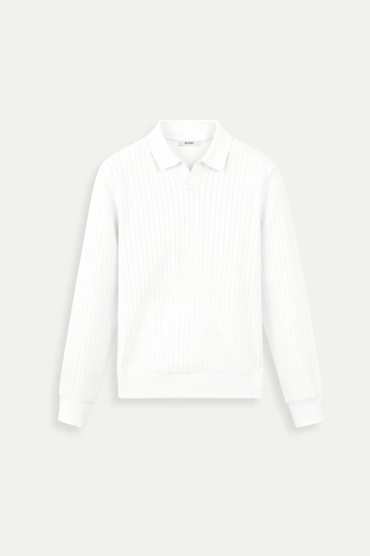 Minimalistisch Gestricktes Poloshirt | Eleganz & Komfort in Perfektion - Image 2