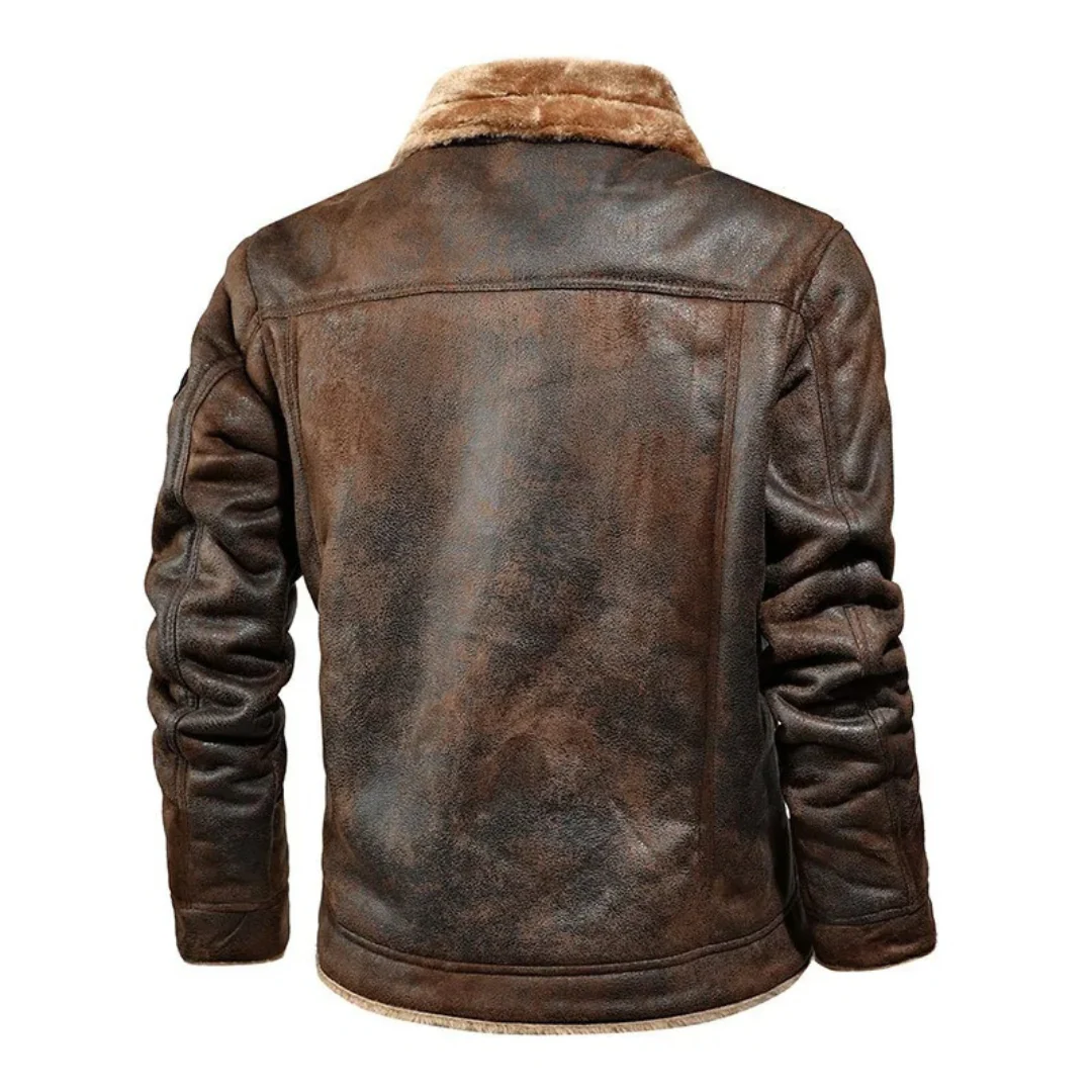 Noxar™ | Vielseitige und Warme Lederjacke - Image 3