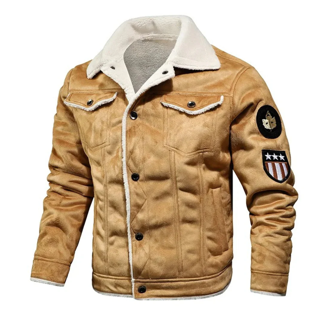 Noxar™ | Vielseitige und Warme Lederjacke - Image 4