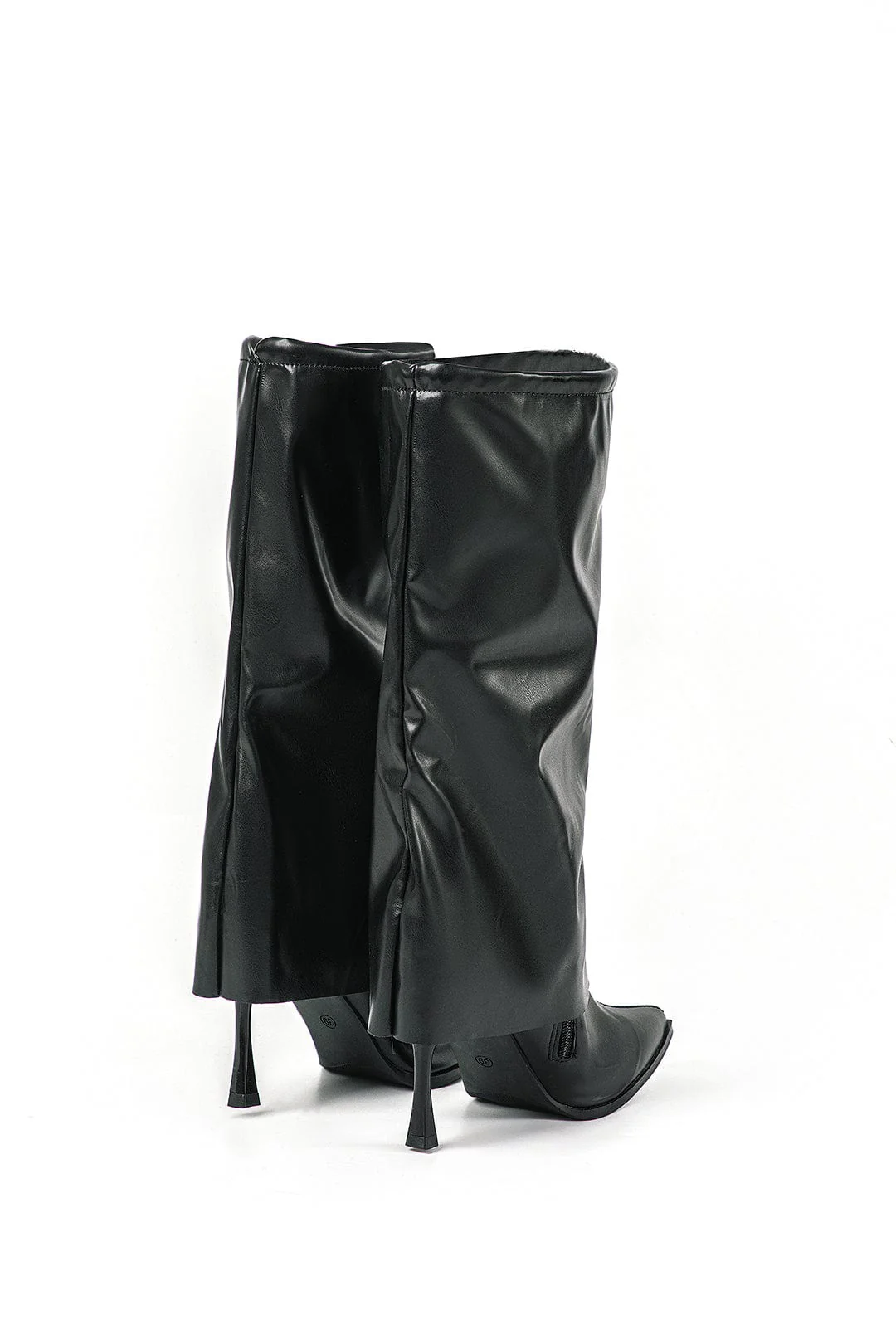 Olivia | Schwarze Designerstiefel mit einzigartigem Oversized-Look - Image 2