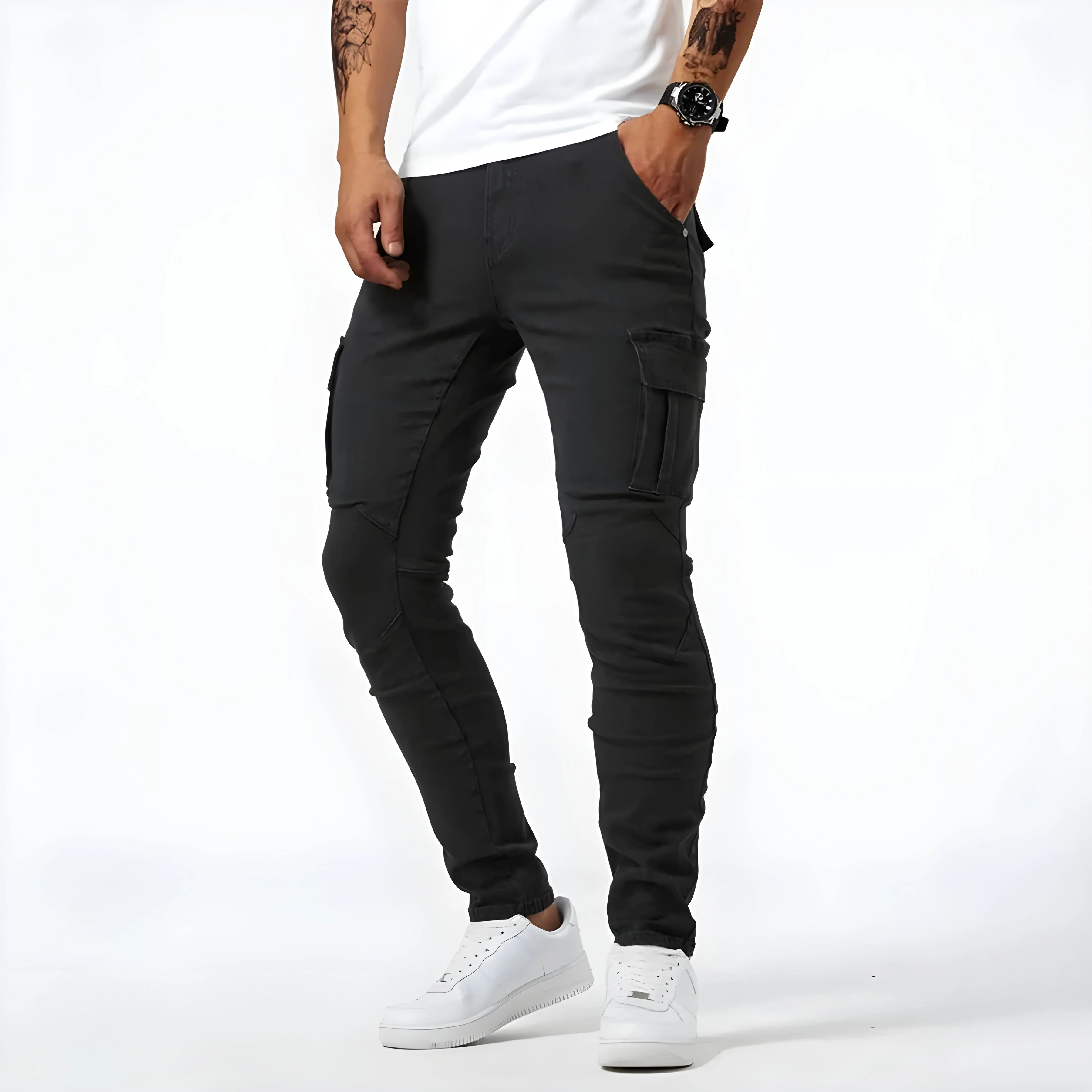 Samuel™ | Stretch Denim Cargo-Hose - Image 5