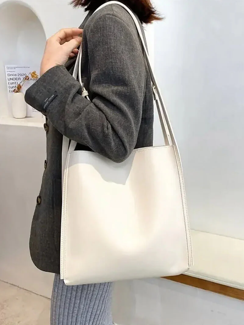Stella | Minimalistische Schultertasche aus Kunstleder - Image 11