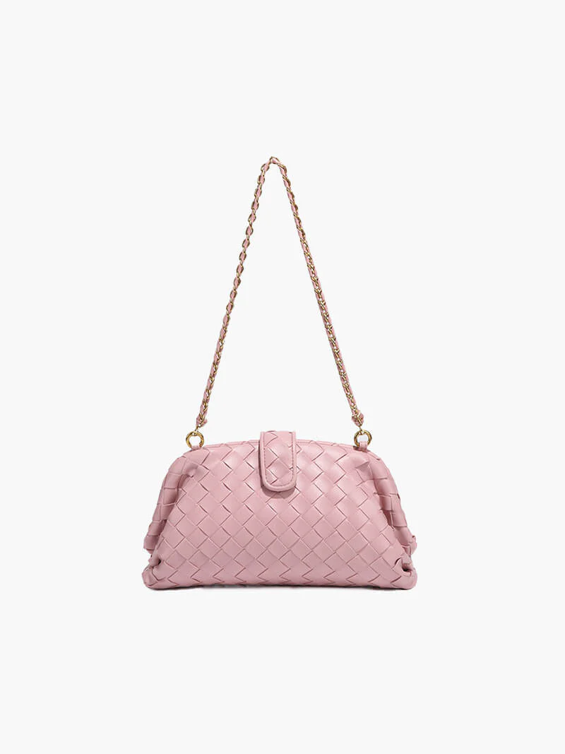 Tessa | Geflochtene Damenhandtasche mit Kettenriemen - Image 7