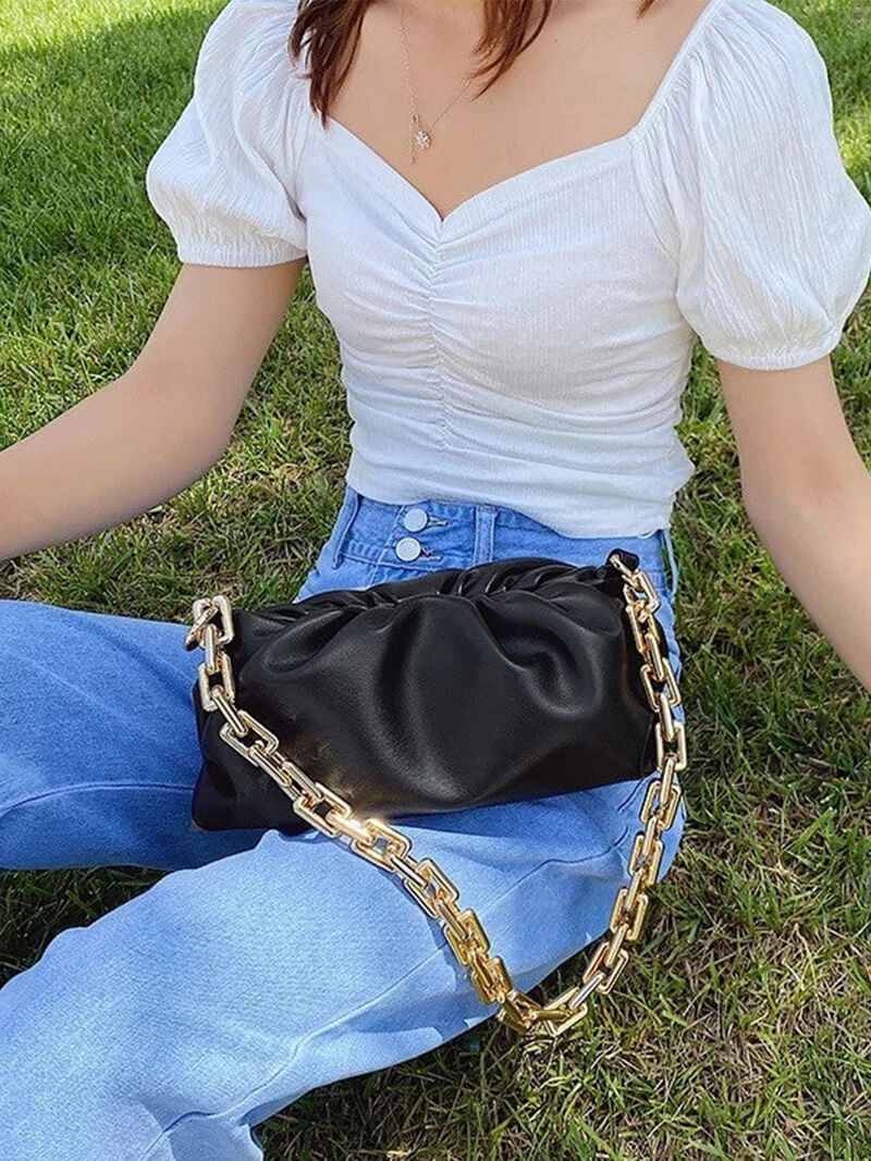 Verena | Moderne Damenhandtasche mit Goldkette - Image 11