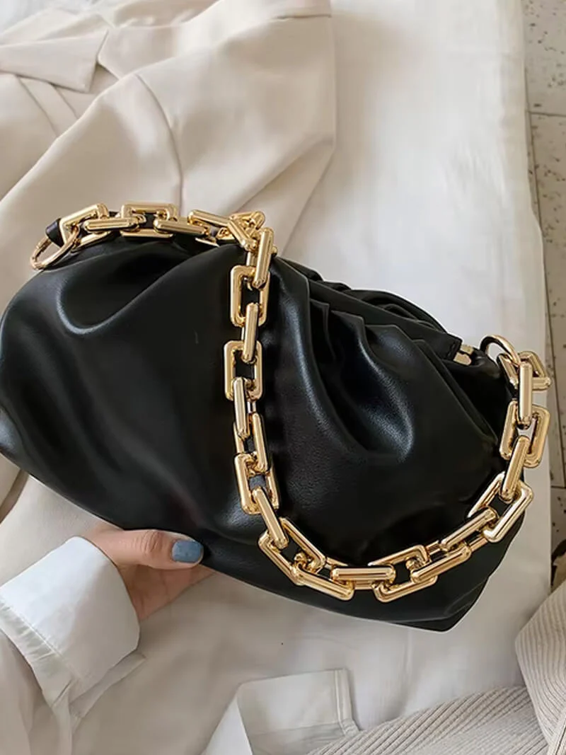 Verena | Moderne Damenhandtasche mit Goldkette - Image 4