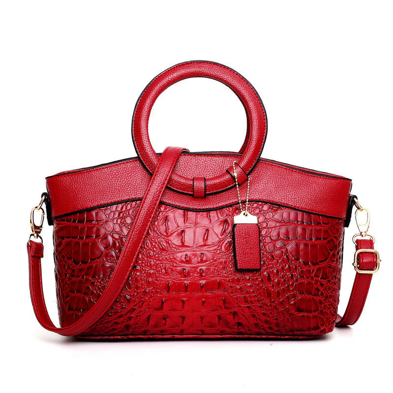 Vesper™ Luxe Handtasche mit Krokodilmuster - Image 6